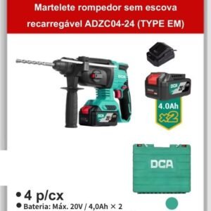 A3785 Martelete Rompedor Sem Escova Recarregável ADZC04-24 (type Em)