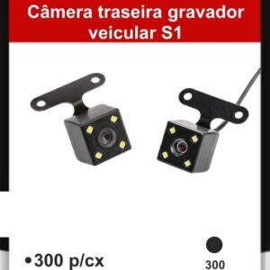 A4492-PT Câmera Traseira Gravador Veicular S1