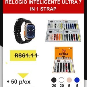 Ultra 7 In 1 STRAP-MX1 Relógio Inteligente