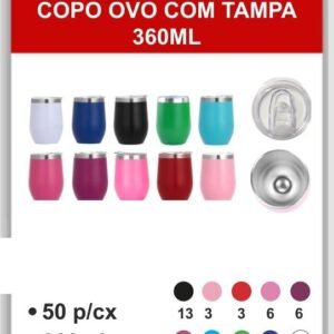 A5858-MX2 Copo Ovo com Tampa