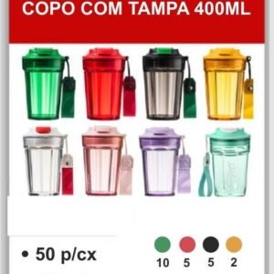 A6336 Copo com Tampa 400ML