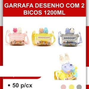 A6442 Garrafa Desenho com 2 Bicos 1200ML
