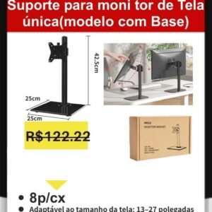A3709 Suporte para Monitor de Tela Única (modelo com Base)