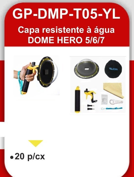 GP-DMP-T05-YL Capa Resistente À Água Dome Hero 5/6/7