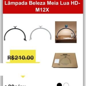 A1958-MX1 Lâmpada Beleza Meia Lua HD-M12X
