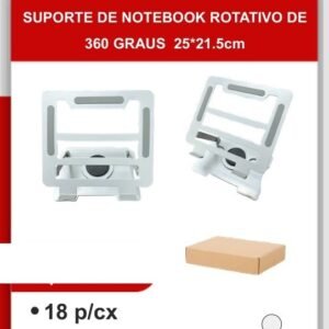 A4171-PR Suporte de Notebook Rotativo de 360 Graus