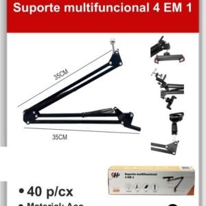 A1507-PT Suporte Multifuncional 4 em 1