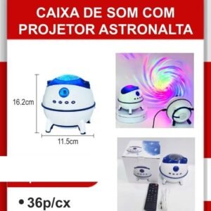 A8248 Caixa de Som com Projetor Astronauta