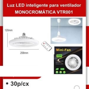 A8118-BR Luz LED Inteligente para Ventilador Monocromática VTR001