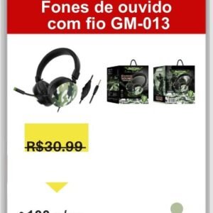 RFP06 Fones de Ouvido com Fio GM-013