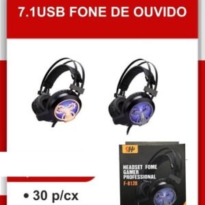 F-8128 7.1USB Fone de Ouvido