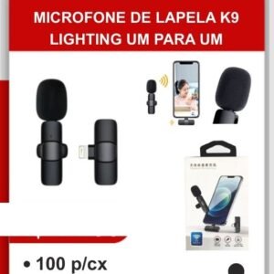 A2345 Microfone de Lapela K9 Lighting Um para Um