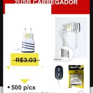A101-V8 2USB Carregador