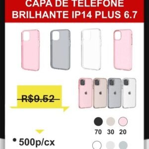 CCA1768A14PLUS Capa de Telefone Brilhante
