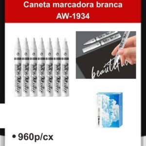 A4102-BR Caneta Marcadora Branca