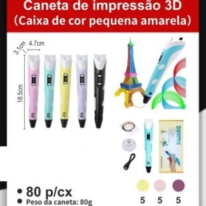 A5339-MX2 Caneta de Impressão 3D (caixa de Cor Pequena Amarela)