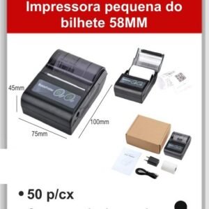 A0128-PT Impressora Pequena do Bilhete
