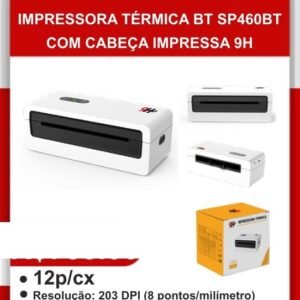 A3686-BR Impressora Térmica SP460BT com Cabeça Impressa 9H