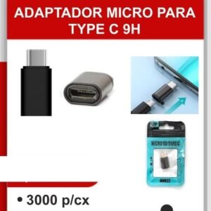 A0822-PT Adaptador Micro para Type C 9H