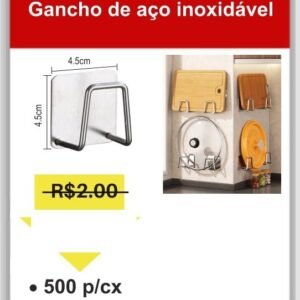 A8484 Gancho de Aço Inoxidável