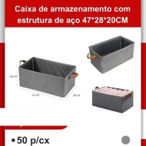 A1194 Caixa de Armazenamento com Estrutura de Aço