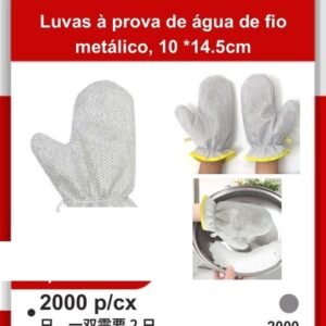 A2382 Luvas À Prova de Água de Fio Metálico