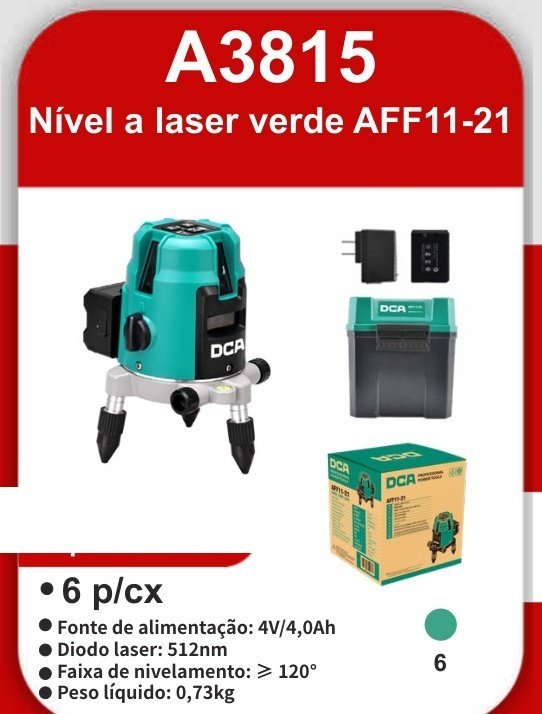 A3815 Nível a Laser Verde AFF11-21