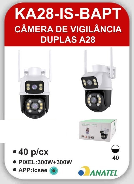 KA28-IS-BAPT Câmera de Vigilância Duplas A28