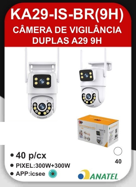 KA29-IS-BR(9H) Câmera de Vigilância Duplas
