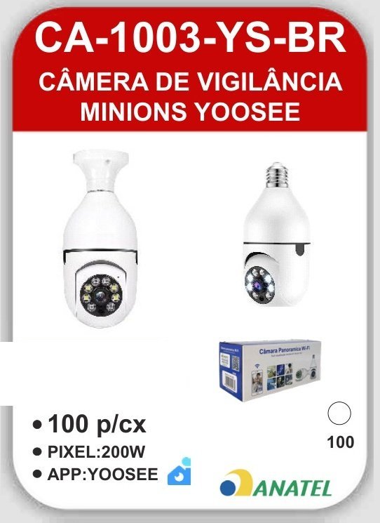 CA-1003-YS-BR Câmera de Vigilância Minions Yoosee