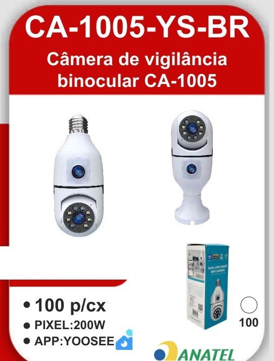 CA-1005-YS-BR Câmera de Vigilância Binocular