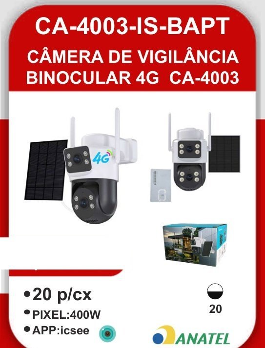 CA-4003-IS-BAPT Câmera de Vigilância Binocular