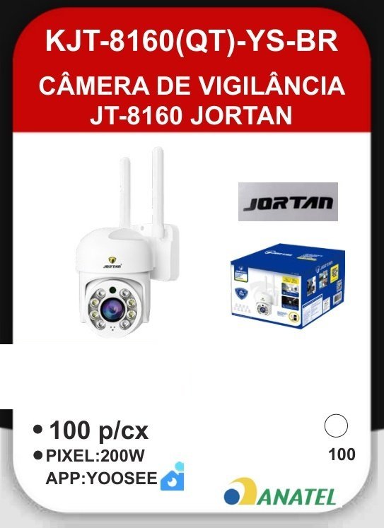 KJT-8160(QT)-YS-BR Câmera de Vigilância