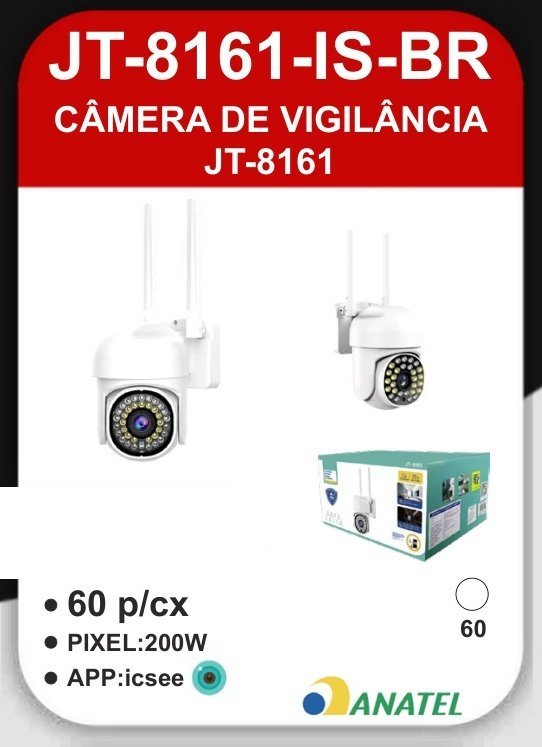JT-8161-IS-BR Câmera de Vigilância