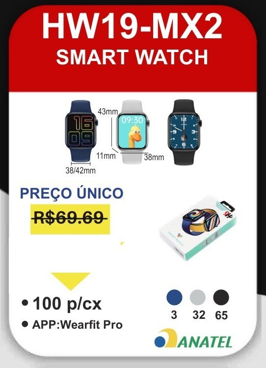 HW19-MX2 Smart Watch