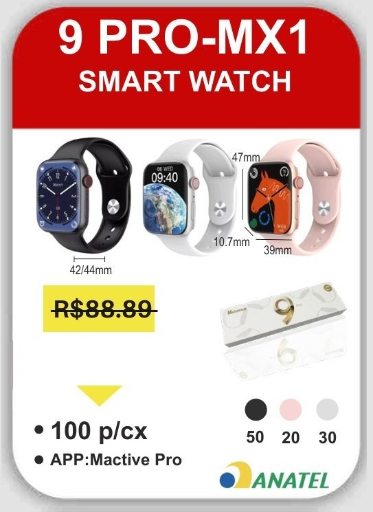 9 PRO-MX1 Smart Watch