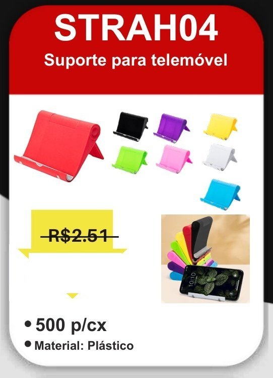 STRAH04 Suporte para Telemóvel