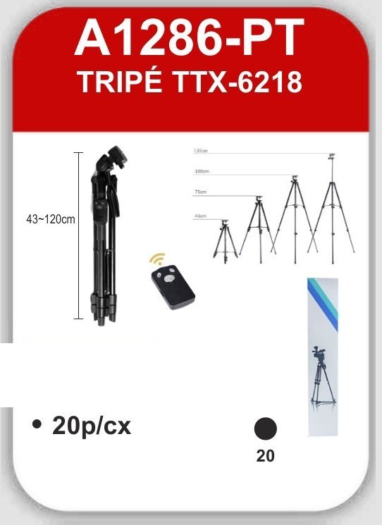 A1286-PT Tripé TTX-6218