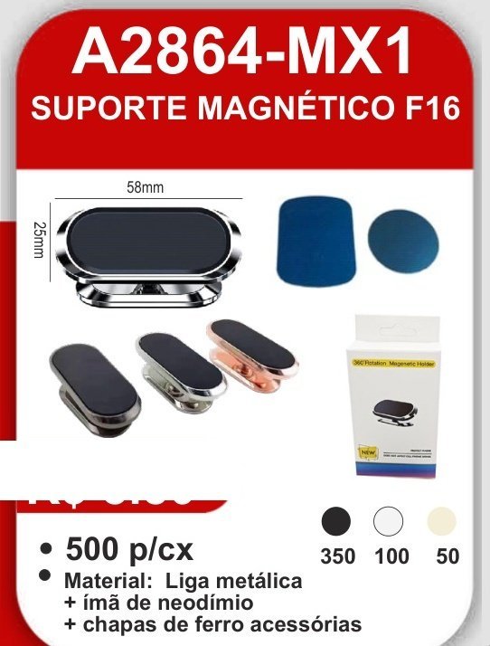 A2864-MX1 Suporte Magnético F16