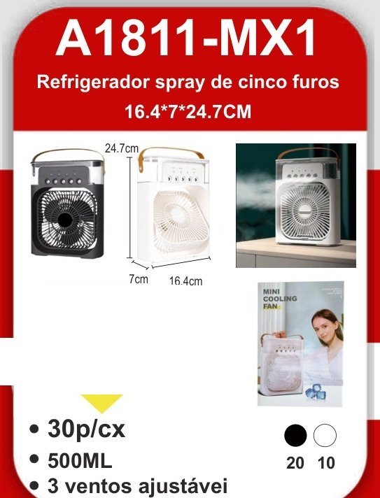A1811-MX1 Refrigerador Spray de Cinco Furos