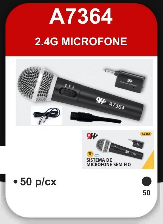 A7364 2.4G Microfone
