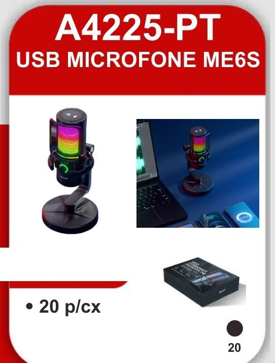 A4225-PT USB Microfone ME6S