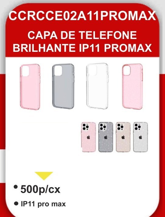 CCRCCE02A11PROMAX Ccrc 02A11PROMAX Ccrc 02A11PROMAX Capa de Telefone Brilhante