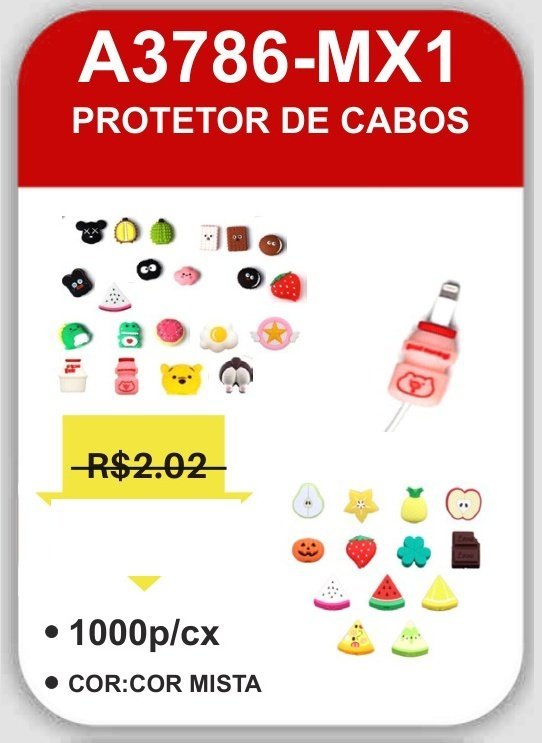 A3786-MX1 Protetor de Cabos