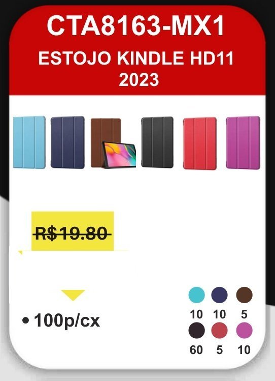 CTA8163-MX1 Estojo Kindle HD11 2023