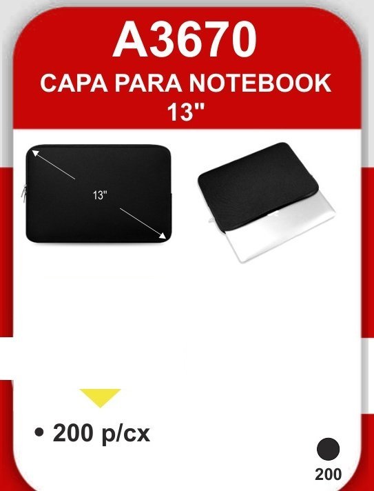 A3670 Capa para Notebook