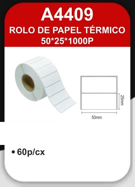 A4409 Rolo de Papel Térmico