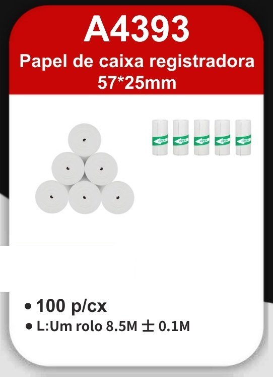 A4393 Papel de Caixa Registradora