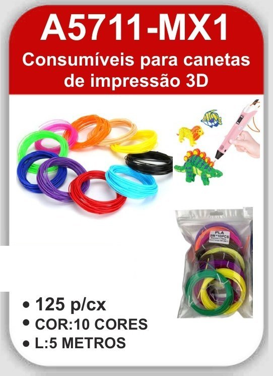A5711-MX1 Consumíveis para Canetas de Impressão 3D