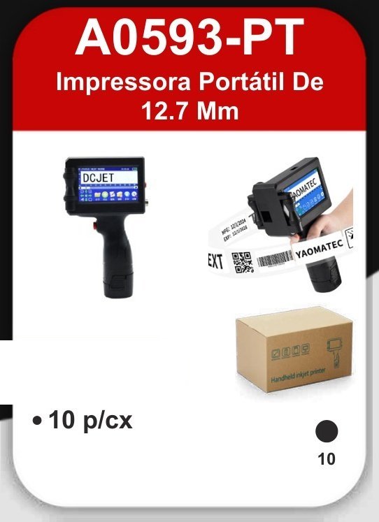 A0593-PT Impressora Portátil de